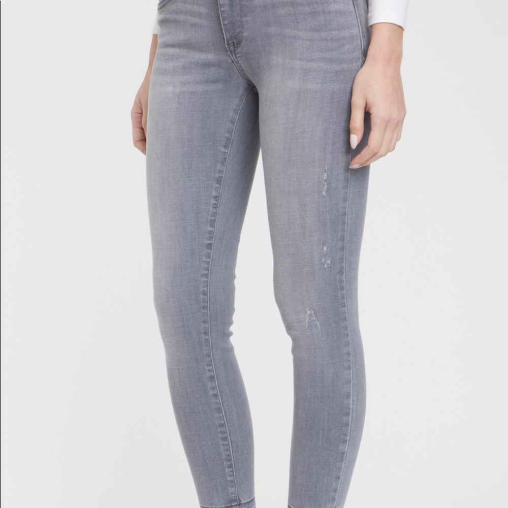 Pistola Audrey mid rise skinny castle grey NWT new - Picture 2 of 4